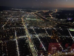 Night view from Lotte Tower